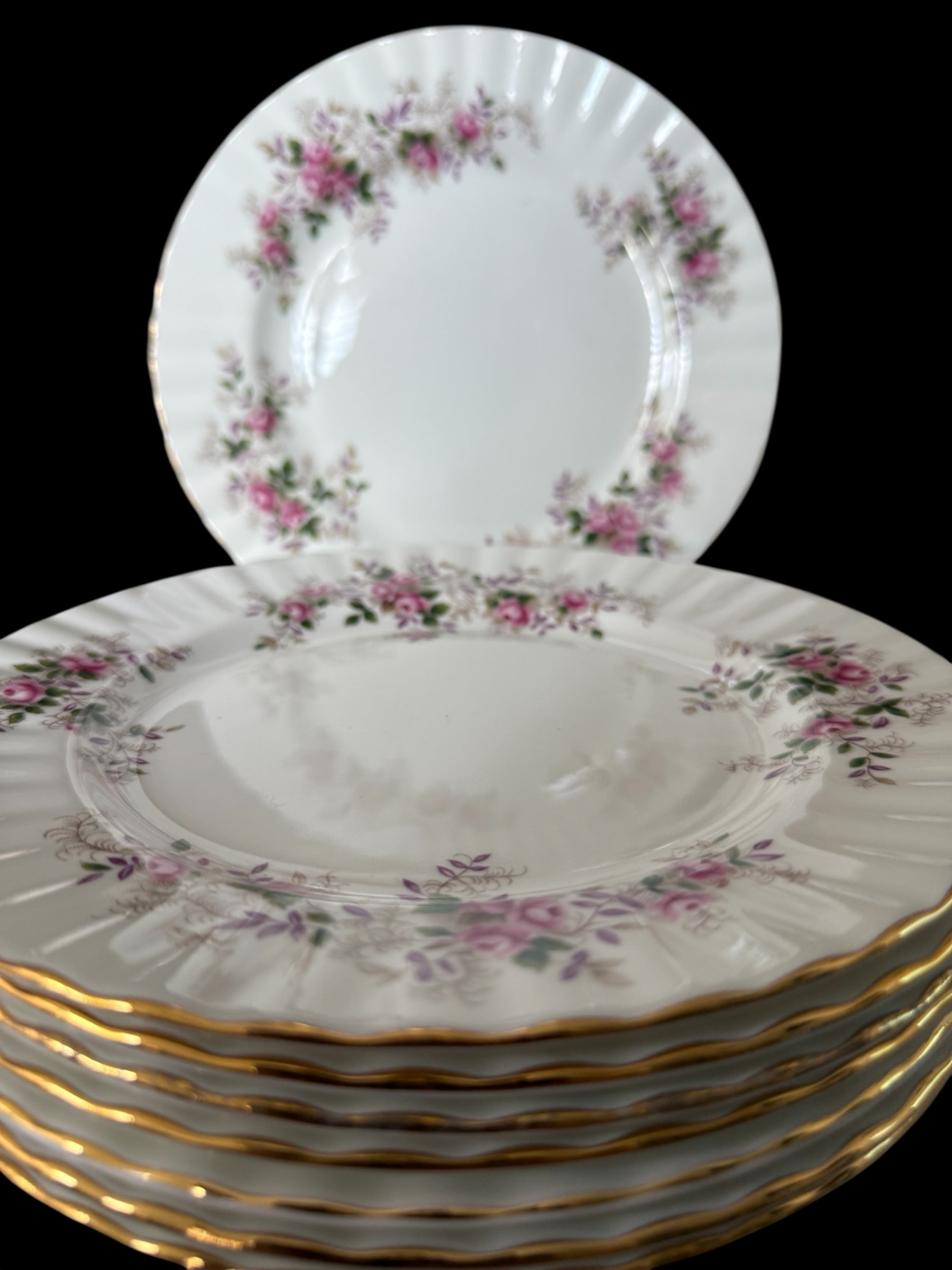 Royal Albert. Set 8 Lavender Rose. Dinner Plates image 2