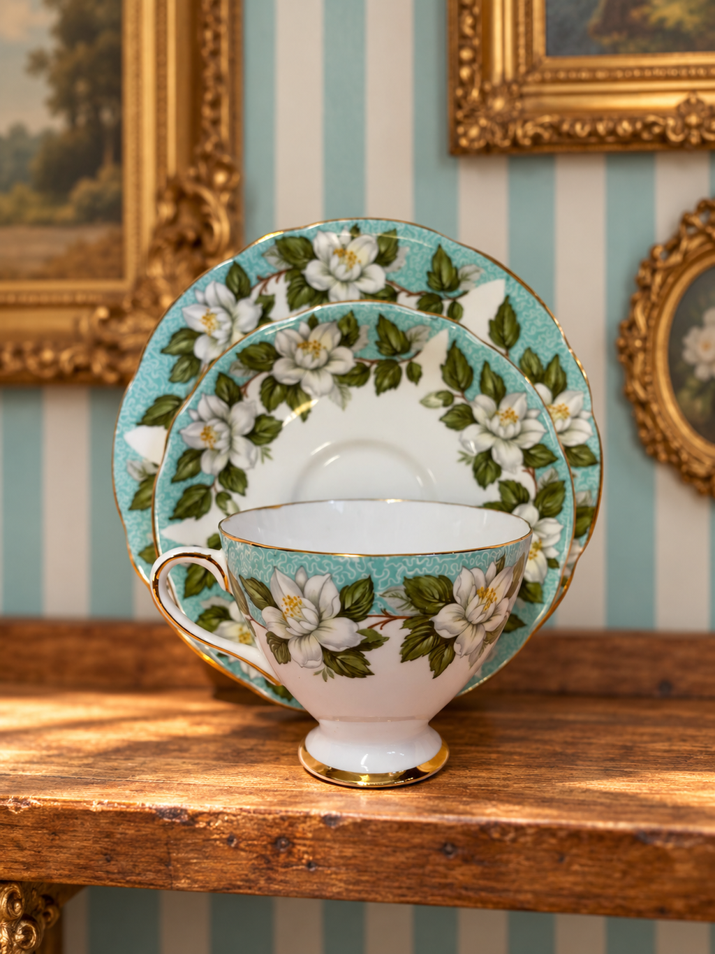 Melrose Gladstone China Trio. Large Breakfast Cup