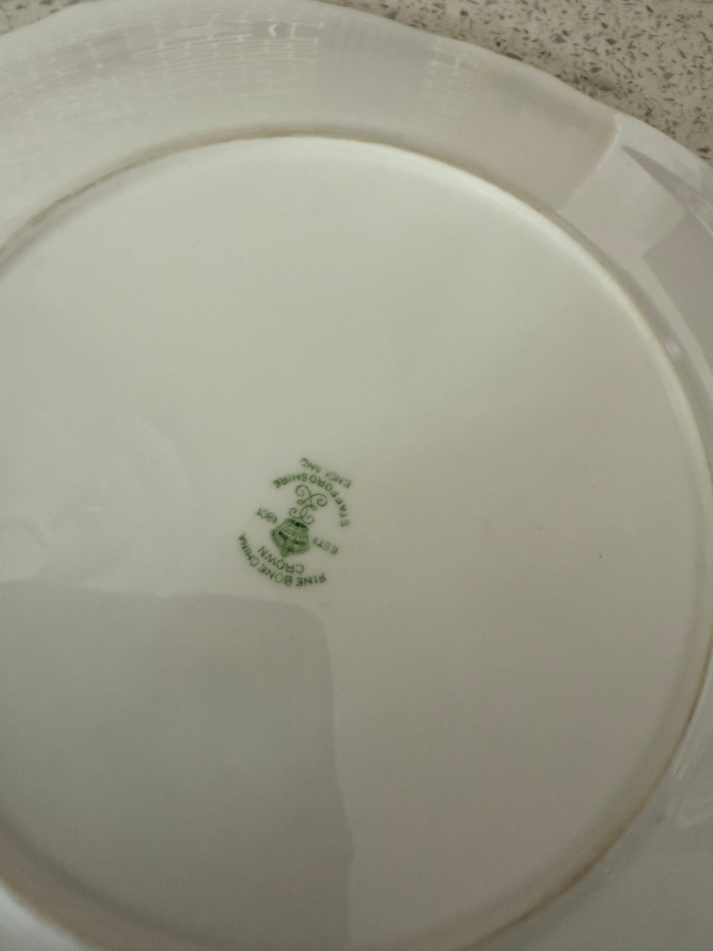 Staffordshire. Vintage China Cake Plate.  image 5