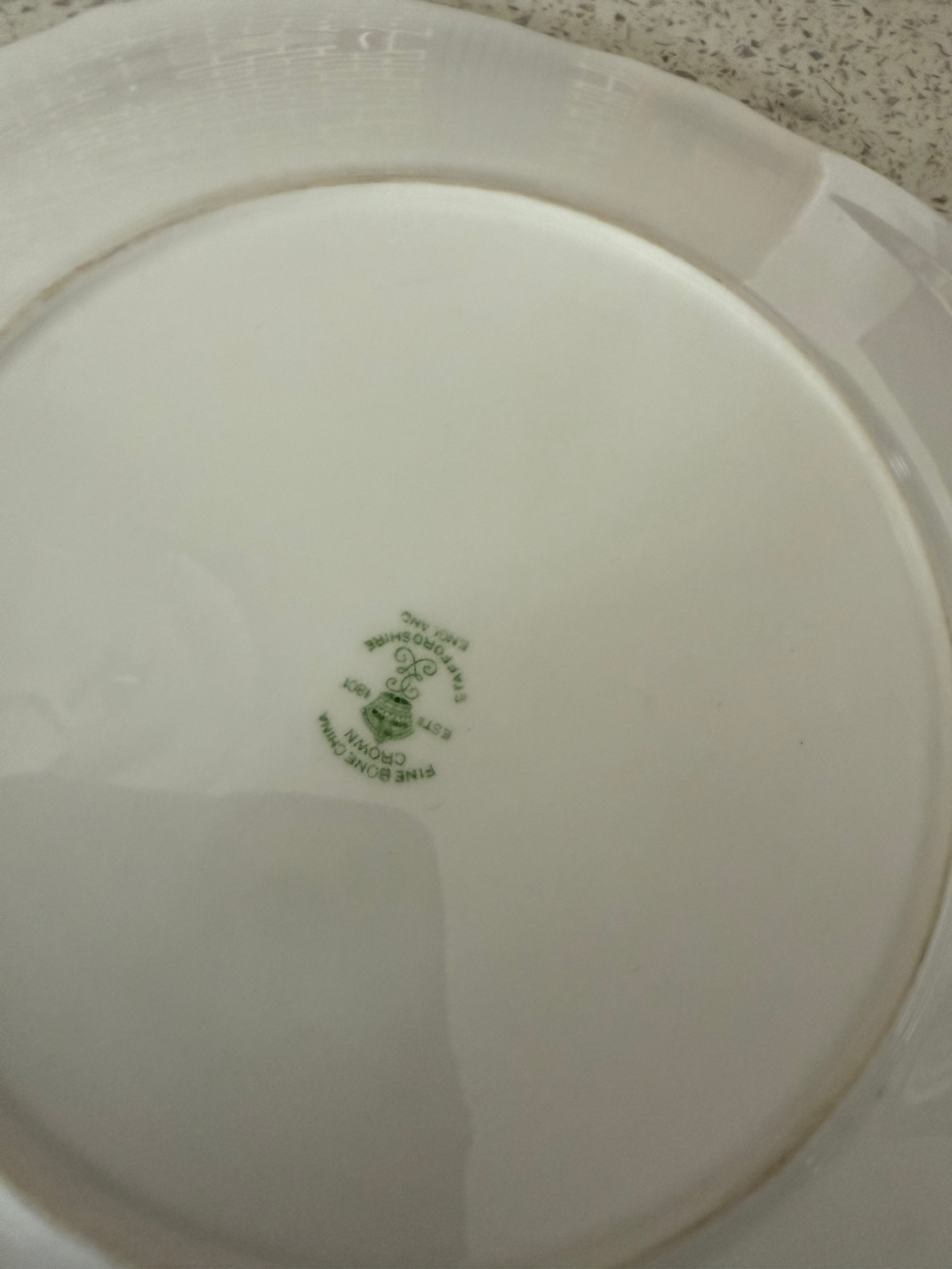 Staffordshire. Vintage China Cake Plate.  image 5