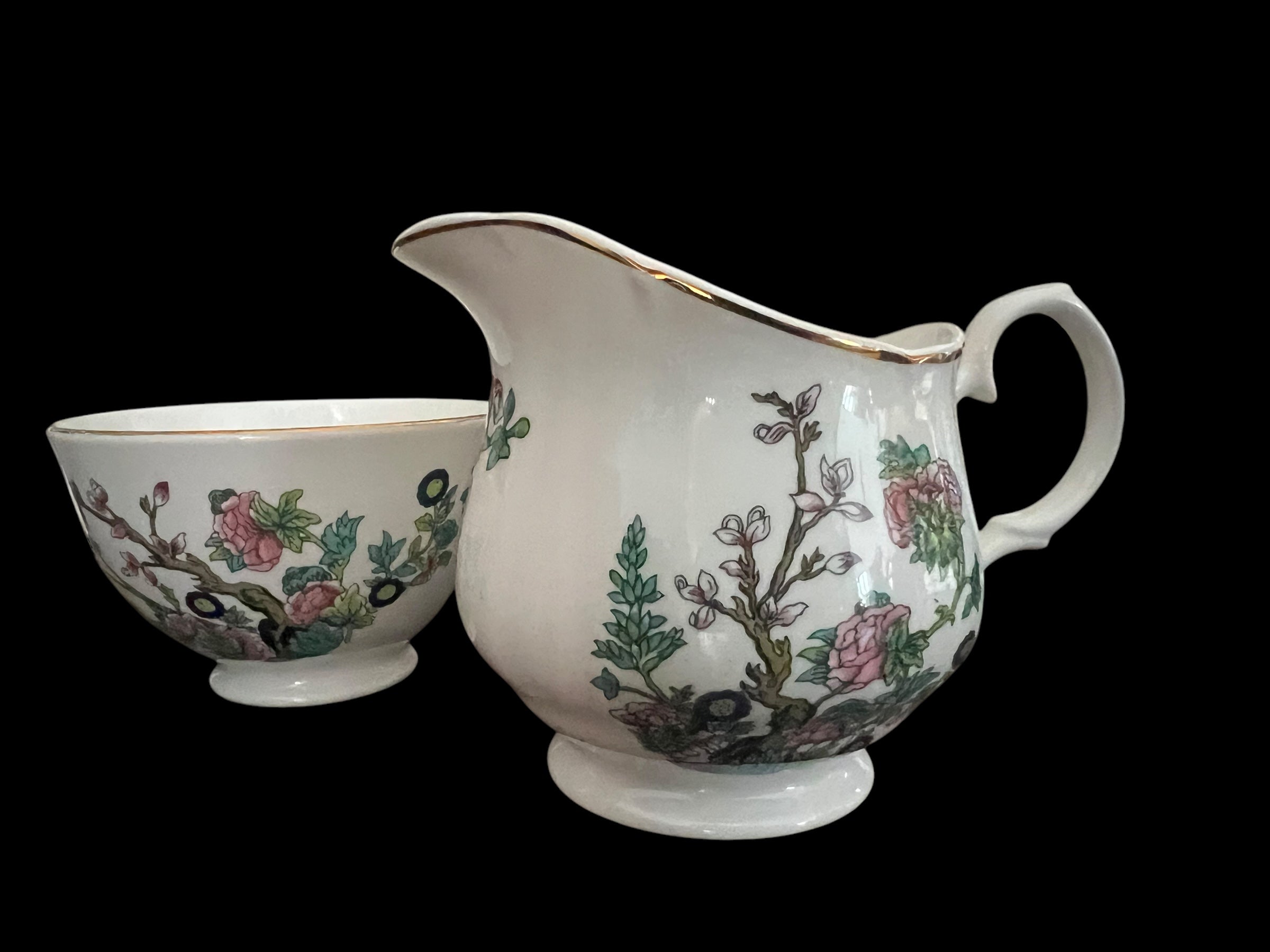Duchess Indian Tree. Bone China Milk Jug & Sugar Bowl image 3