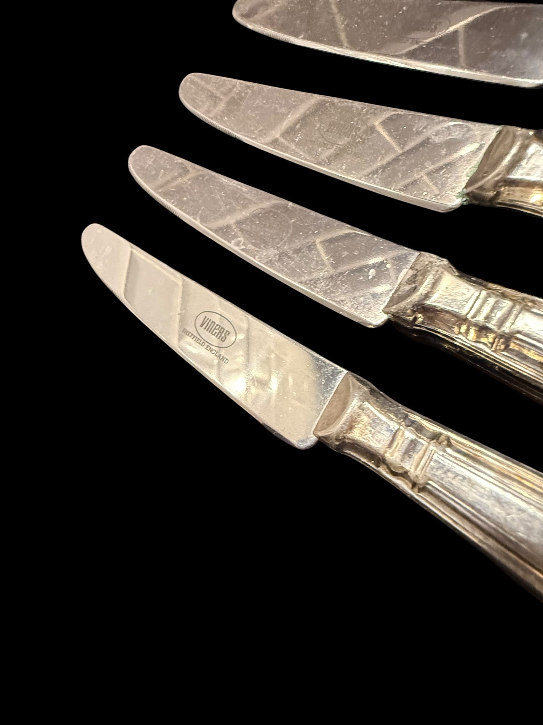 Vintage Cutlery. Set 4 Knives image 6