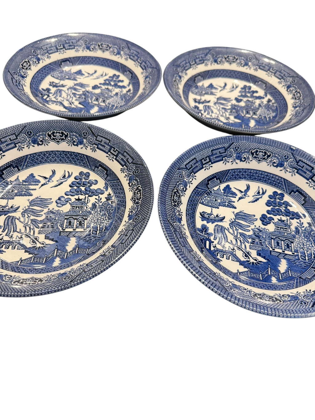 Old Willow. Set 4 Soup/Pasta Bowls image 2