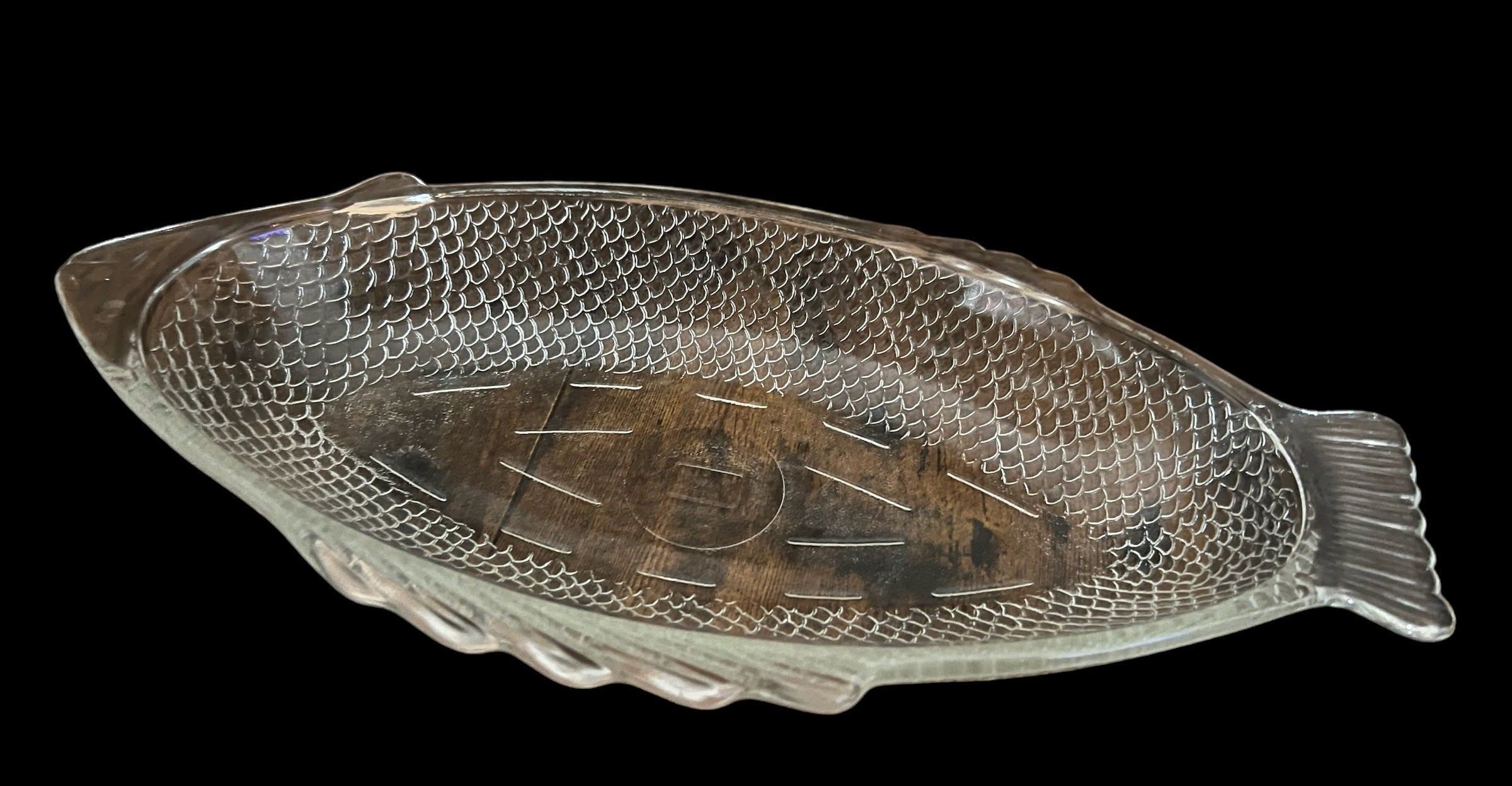 Large Glass Bowl Dish. American Glass image 2