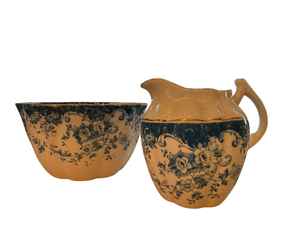 Wellington China. Antique Milk Jug & Bowl  image 3
