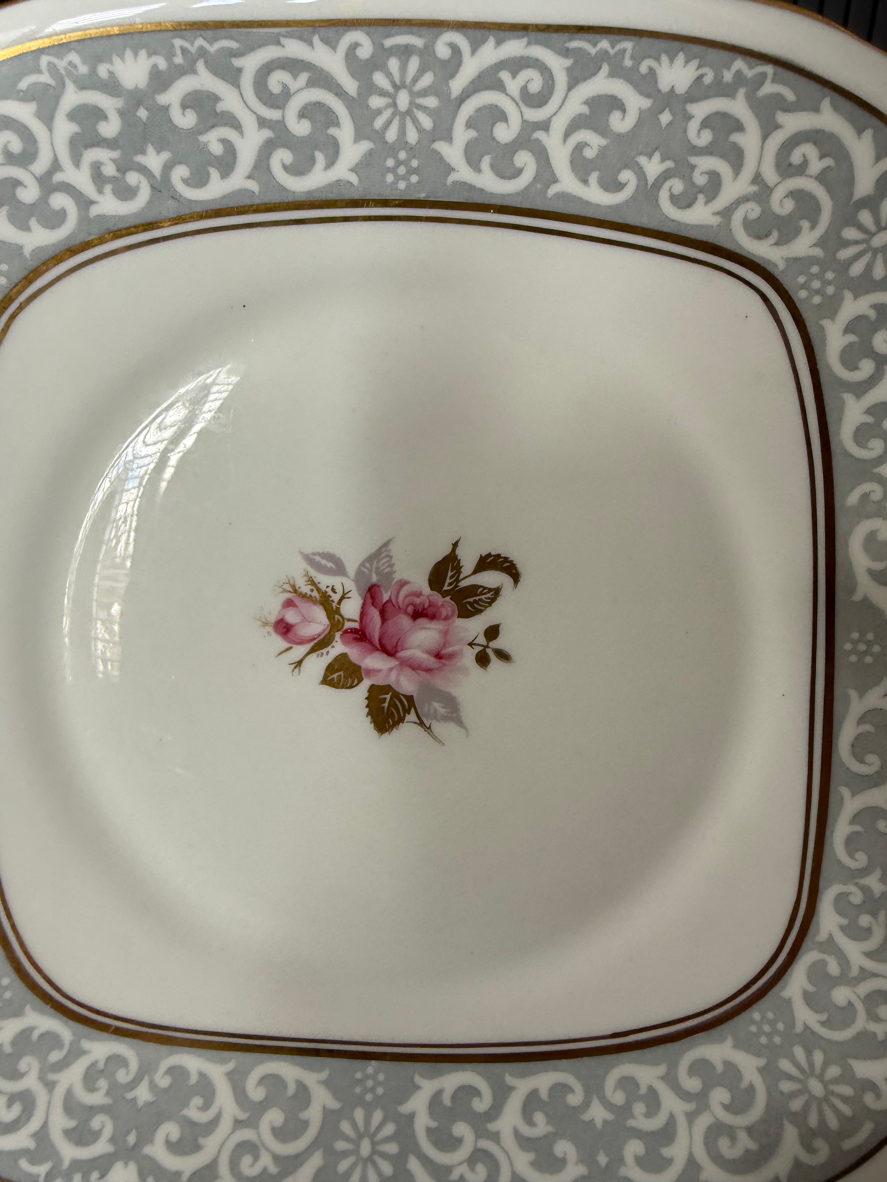 Staffordshire. Vintage China Cake Plate.  image 1