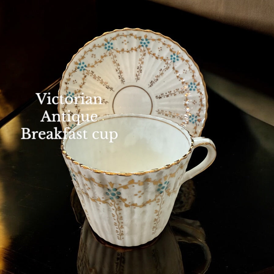 Antique Breakfast Cup & Saucer image 0
