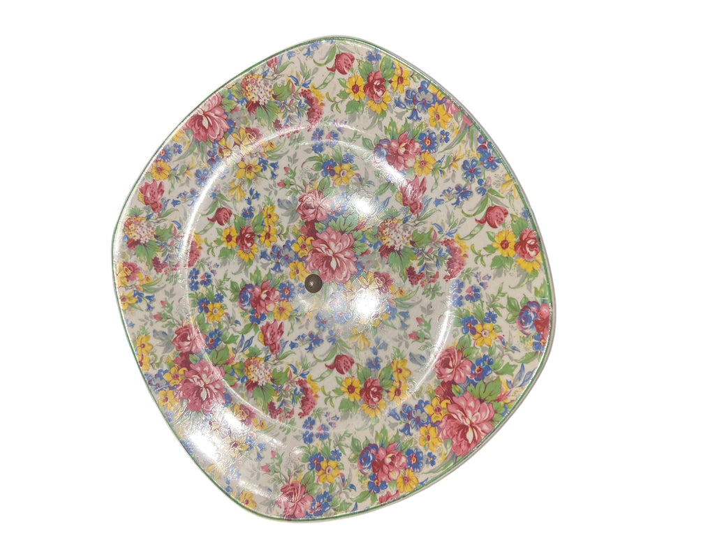 Single Pedestal Cake Stand. Chintz image 1