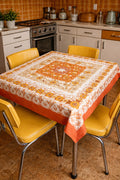Large Retro Vintage Tablecloth  image 0