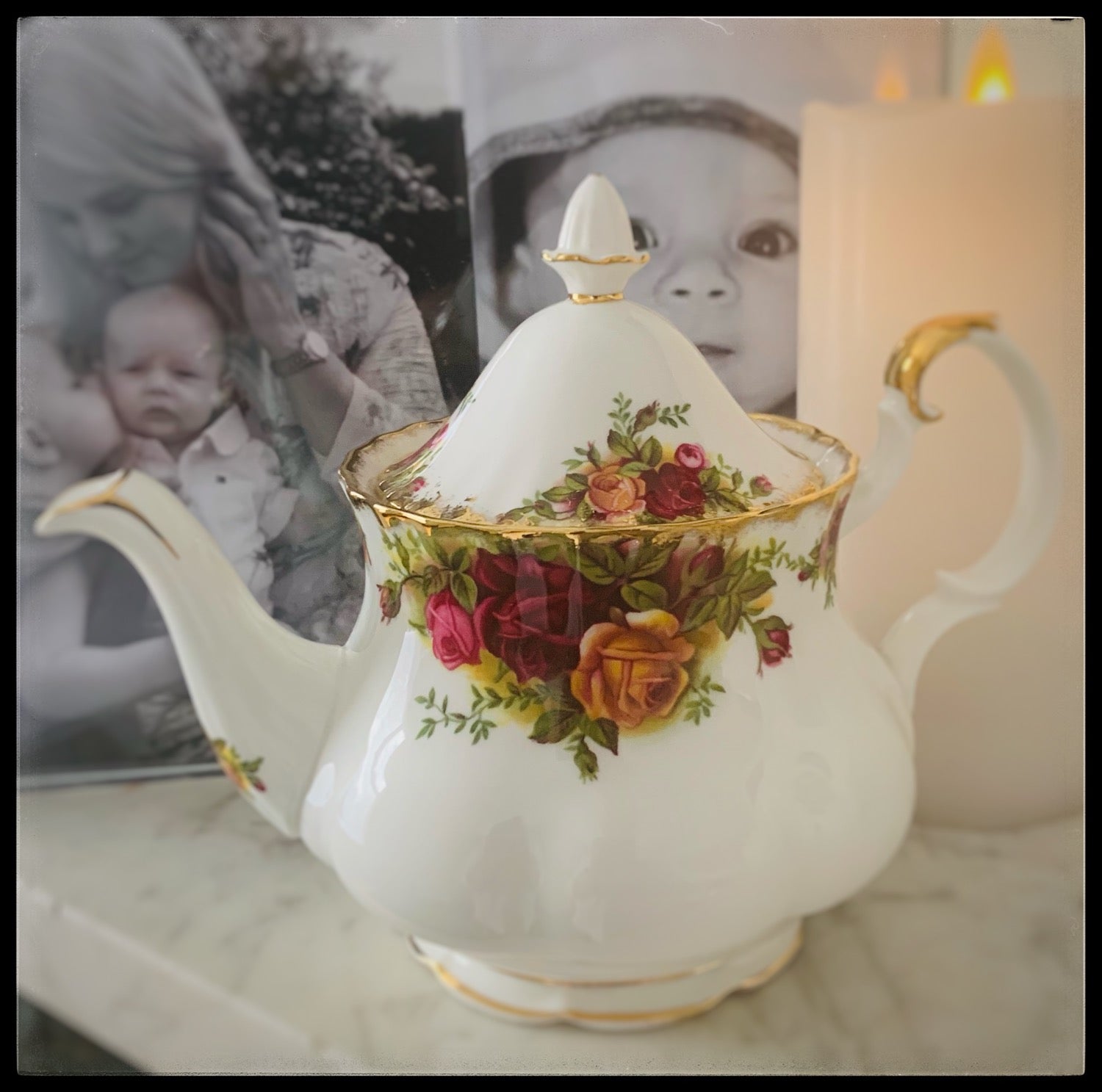 Old Country Roses Small Tea Pot image 0