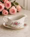 Royal Standard “Rambling Rose” Gravy Jug & Plate
