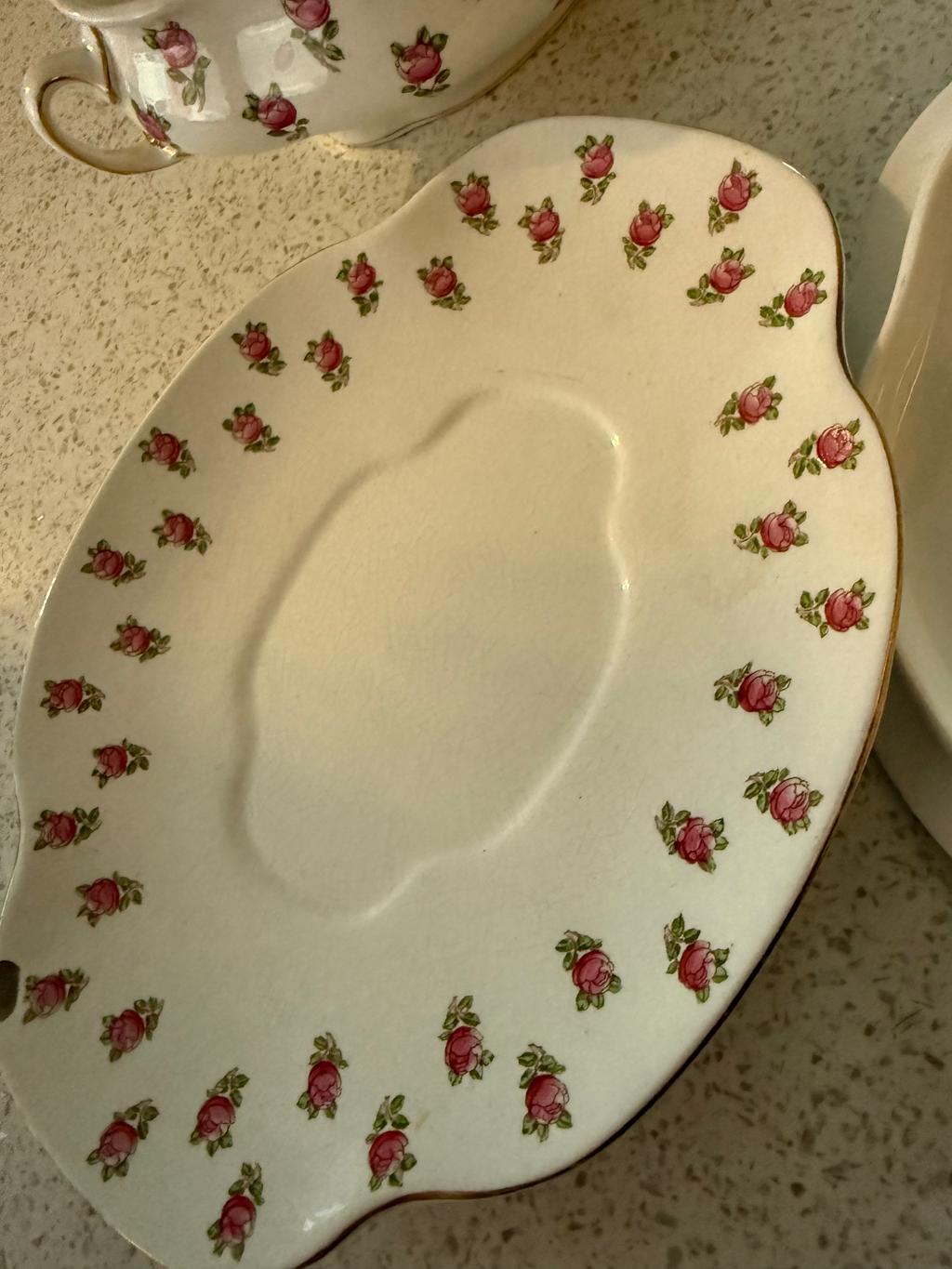 Burslem Antique Tureen Sauce dish with lid image 5