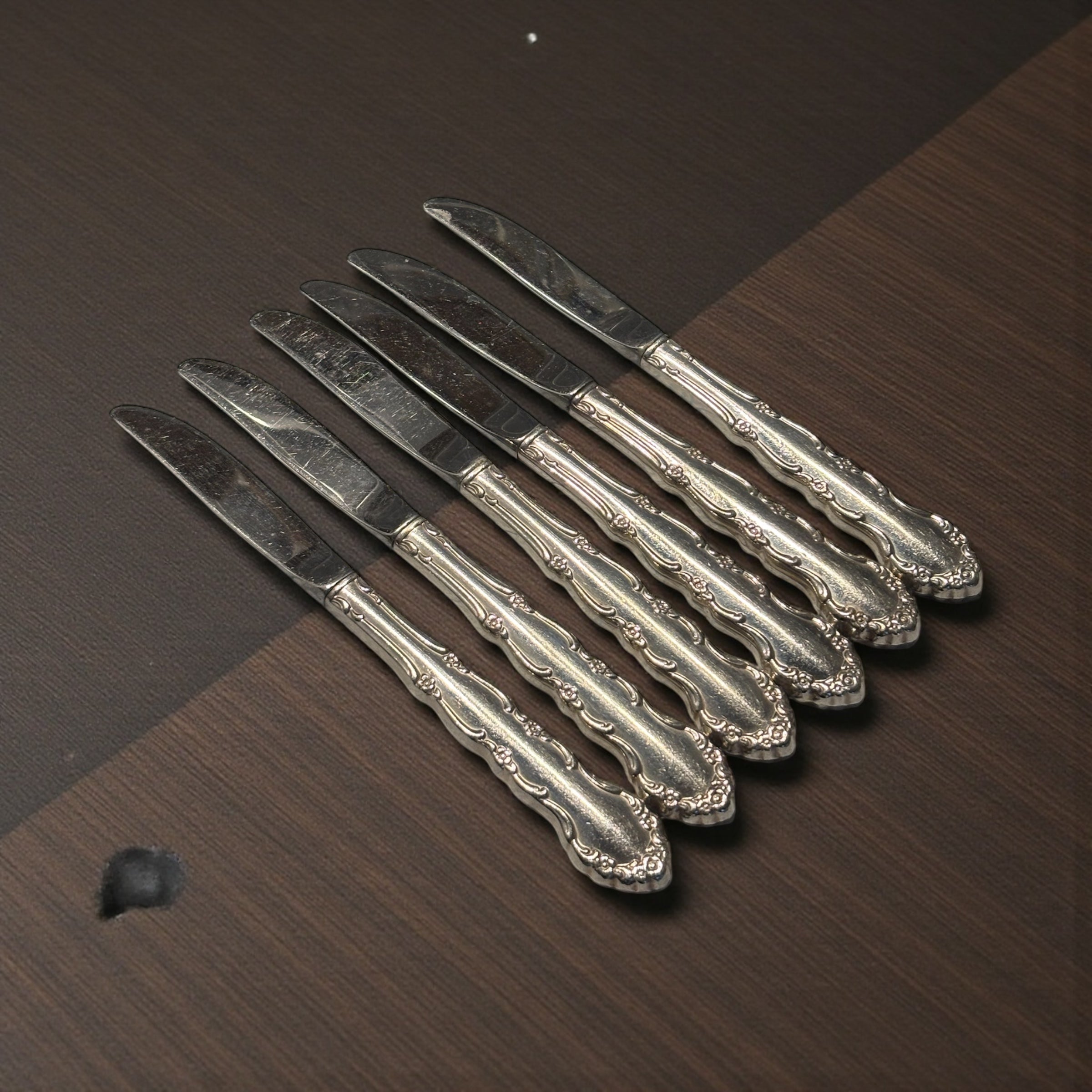 Vintage Cutlery. Set 6 Knives image 1