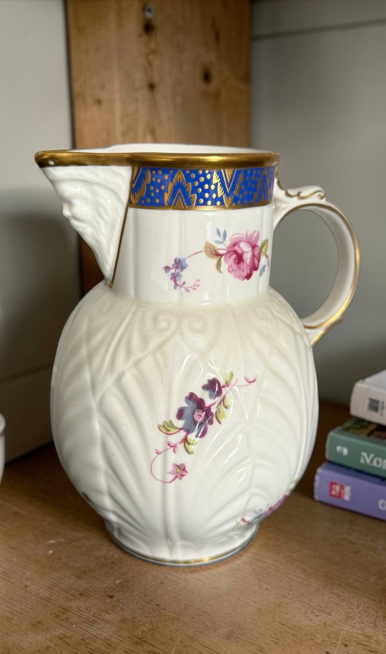 Coalport Large Jug with Carved Face image 0