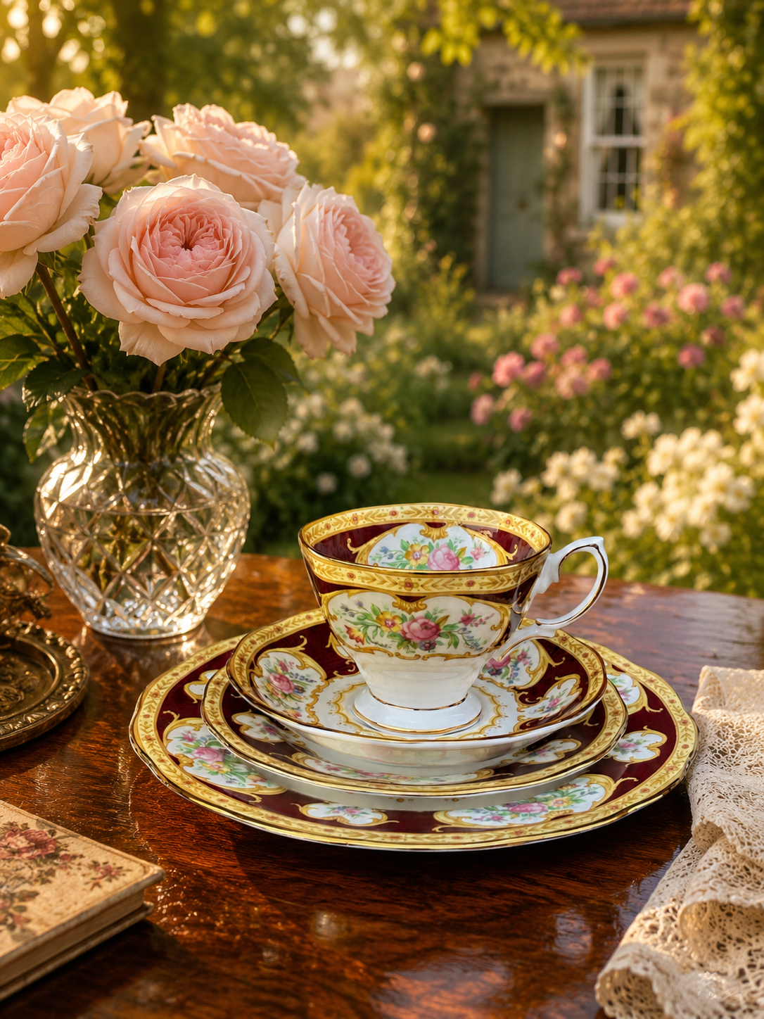 Royal Albert — “Lady Hamilton” Quad Set