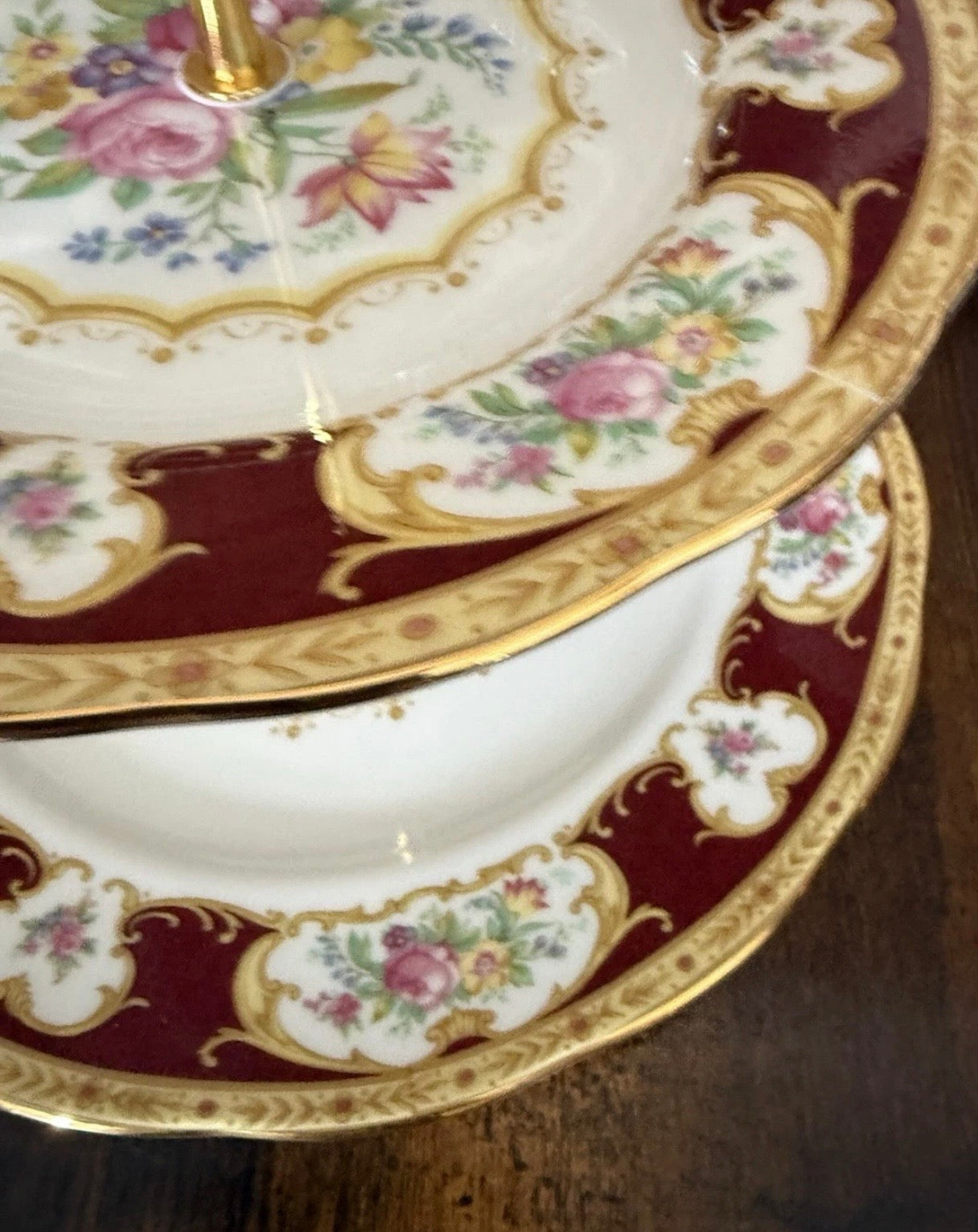 Royal Albert. Lady Hamilton. 3 Tier Cake Stand