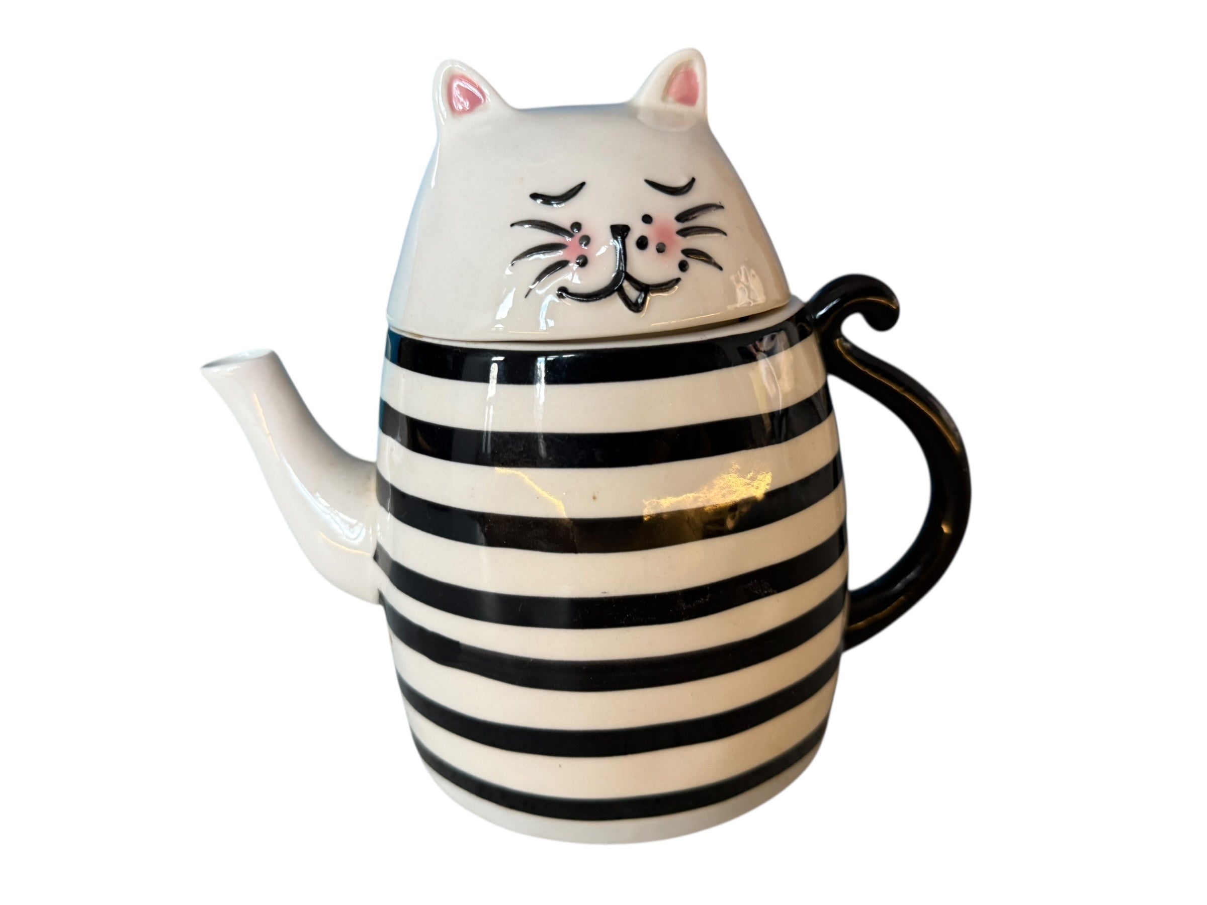 Large Cat Teapot.  image 4