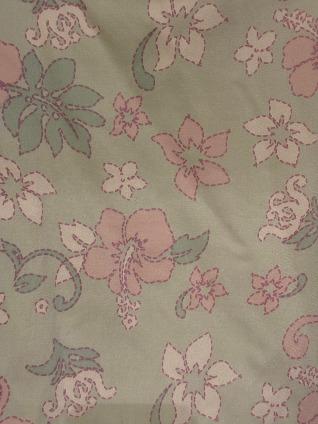 Handmade Orchid Flower Design Tote Bag  image 1