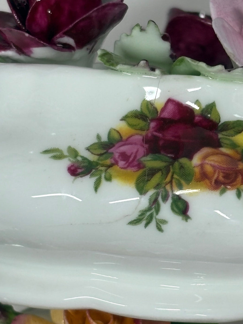 Royal Albert Old Country Roses Posy Candlestick Holders