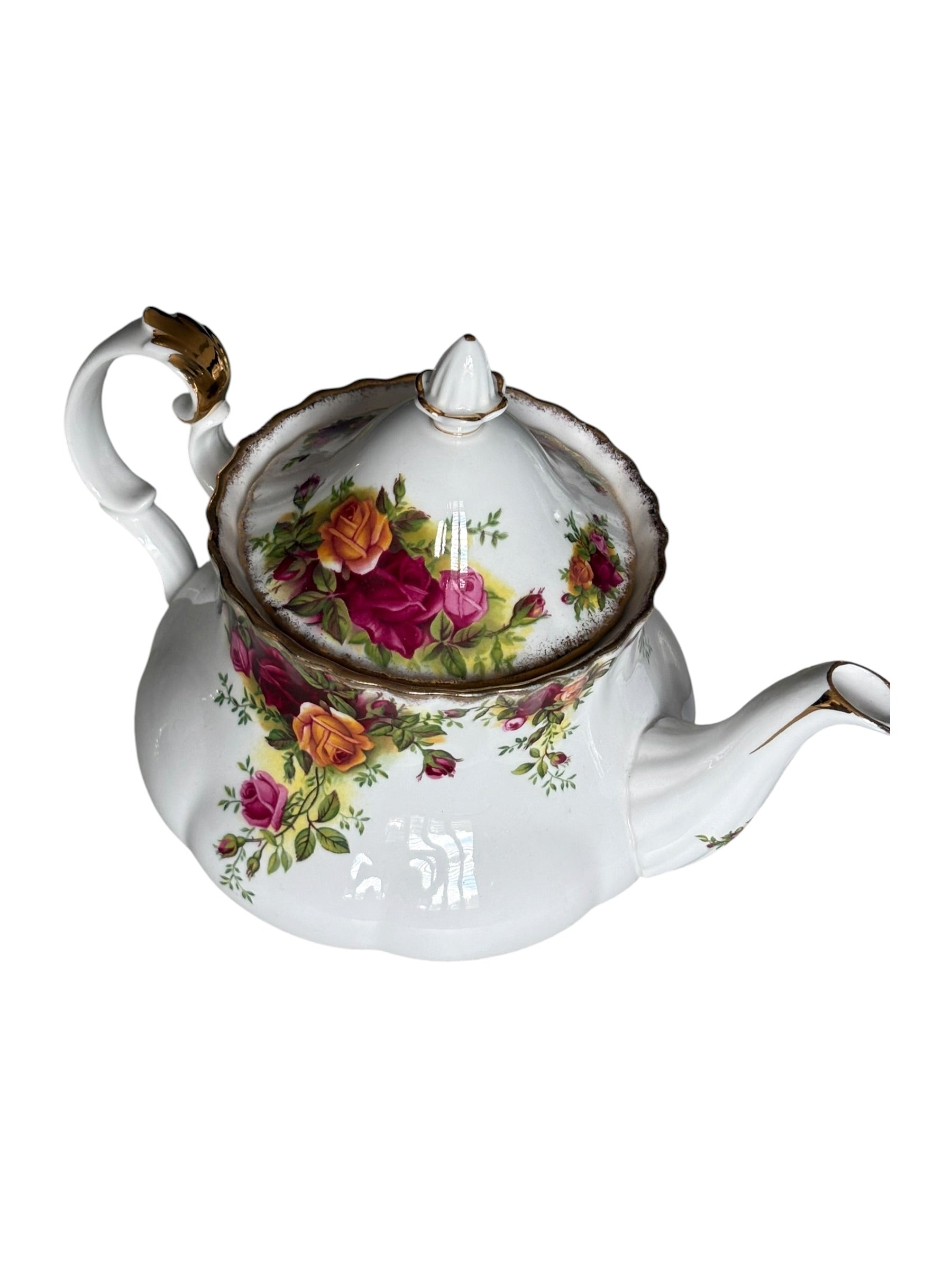 Royal Albert Old Country Roses Medium Teapot 1st Quality