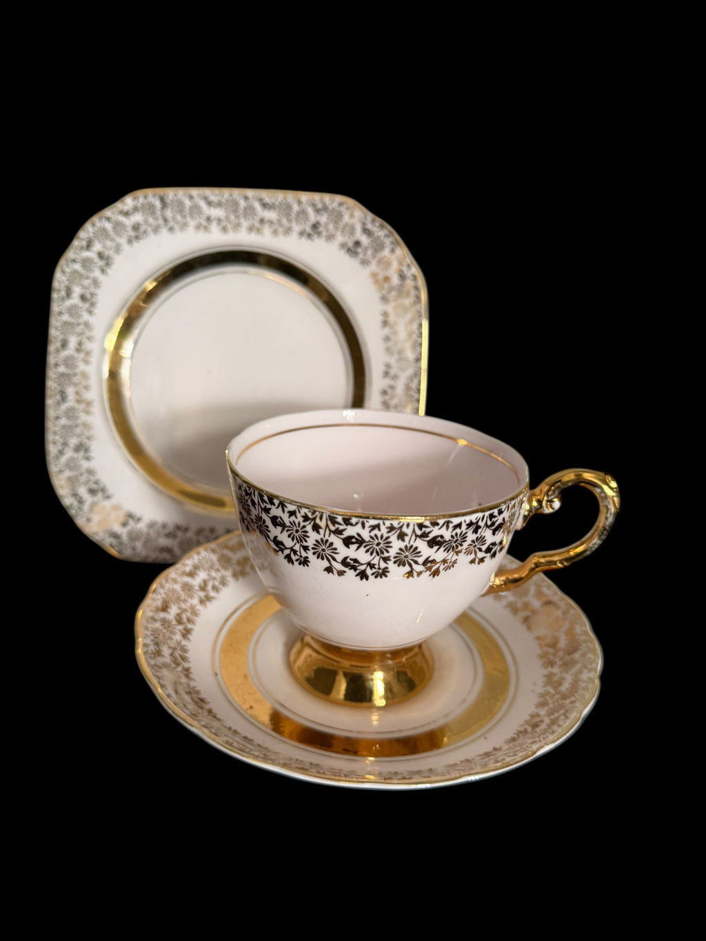 Vintage Trio. Baby Pink & Gold image 1