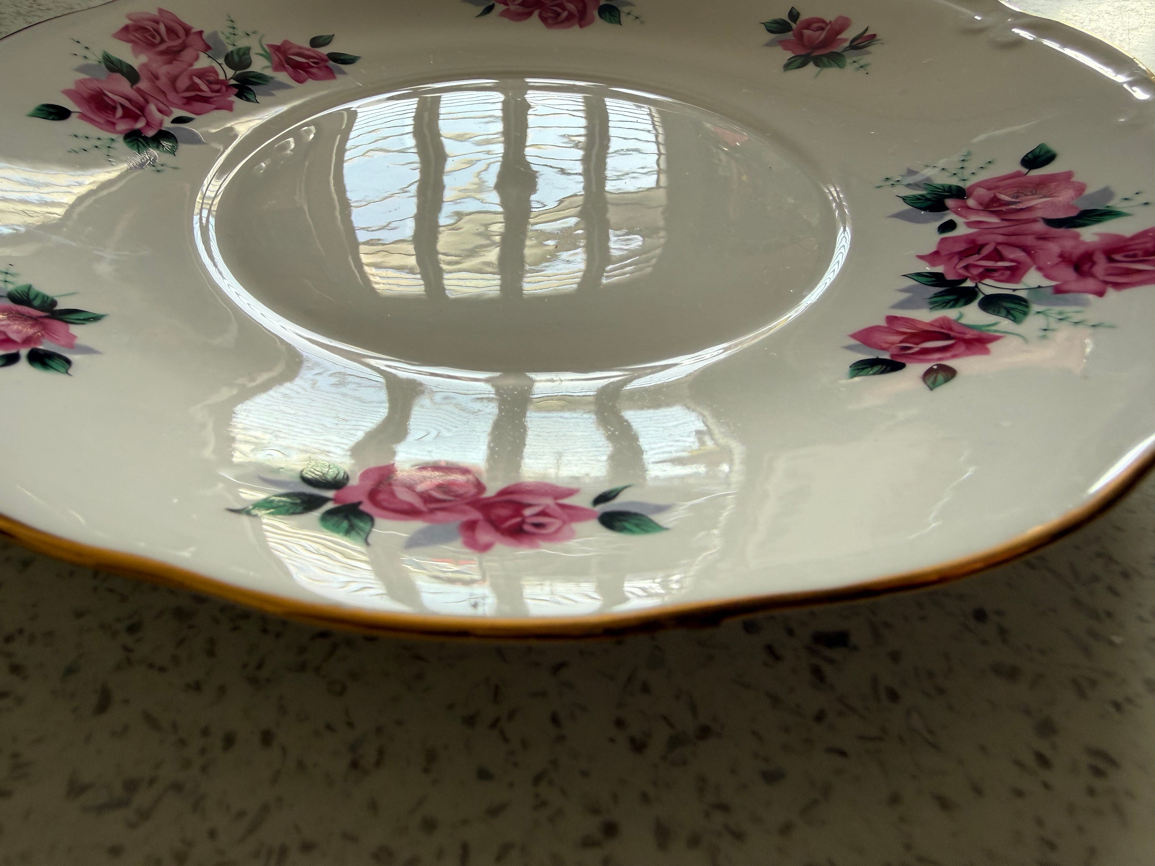 Vintage Cake Plate. Royal Osbourne image 2
