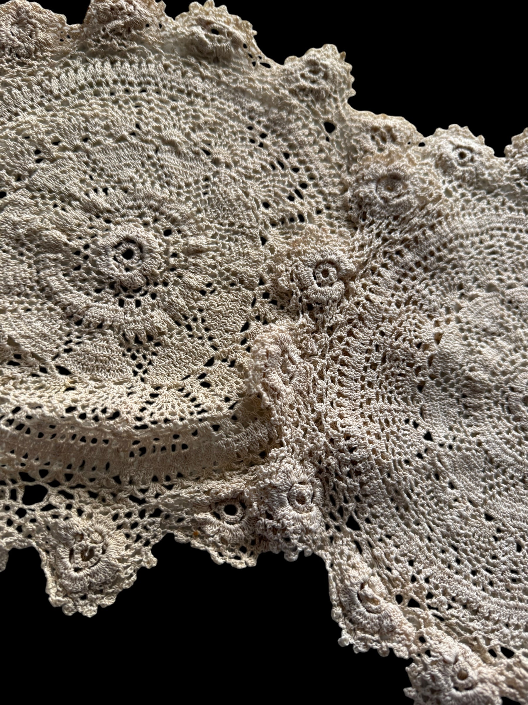 2 Matching vintage doilies.  image 9