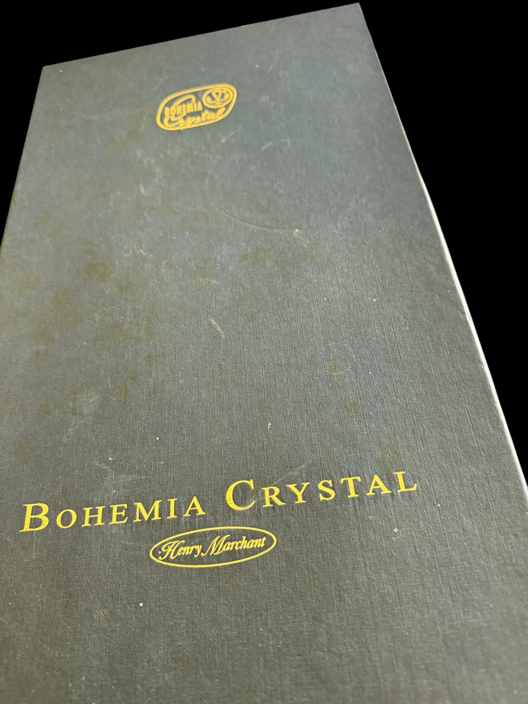 BOHEMIA. Set 6 Vintage Brandy Balloon Crystal Glasses.  image 10