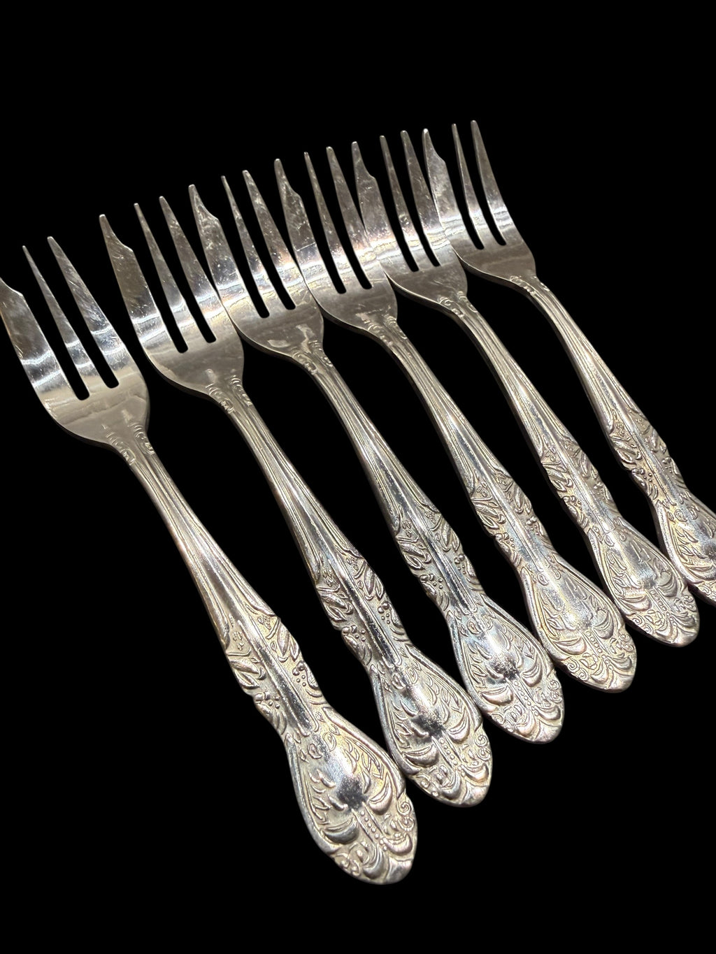 Vintage Cutlery. Set 6 Cake/Pastry Forks image 4