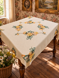 Applique Embroidered Tablecloth