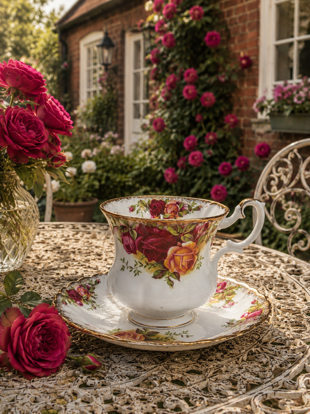 Royal Albert Old Country Roses Coffee Cup & Saucer