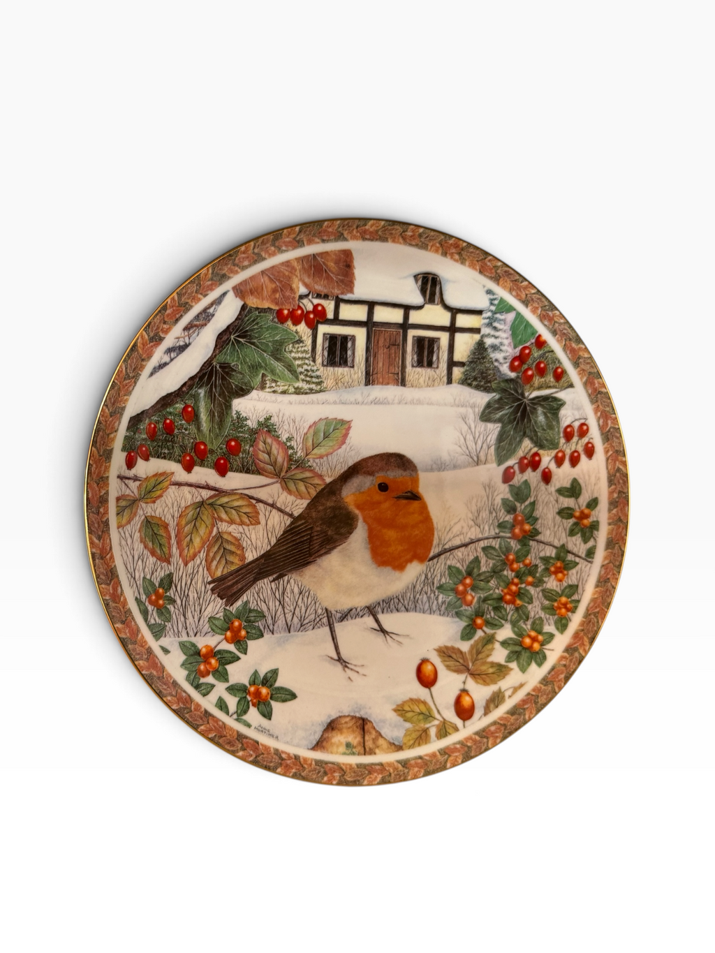 Coalport. Robin Plate.