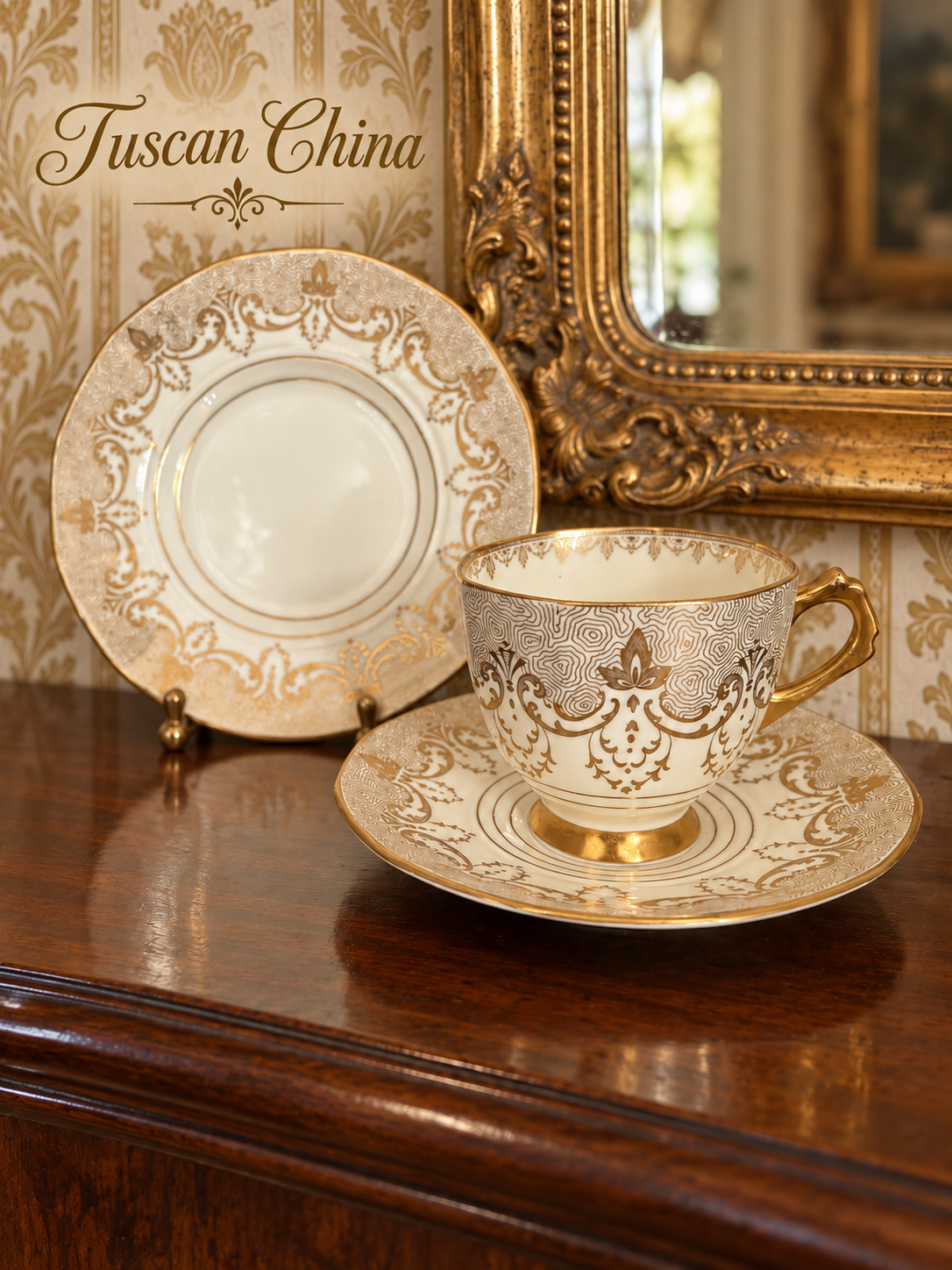 Tuscan English China Trio