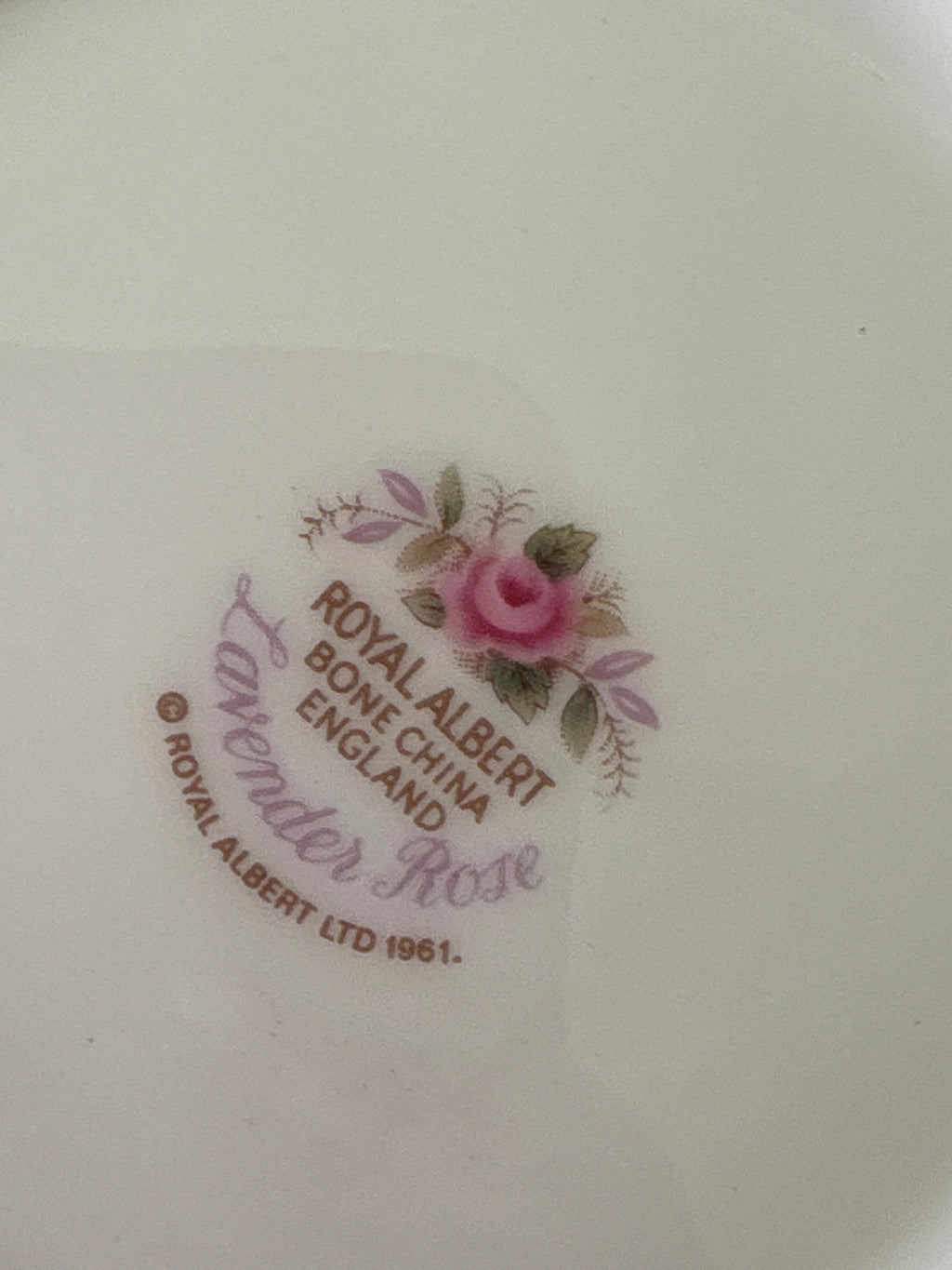Royal Albert “Lavender Rose” Small Teapot