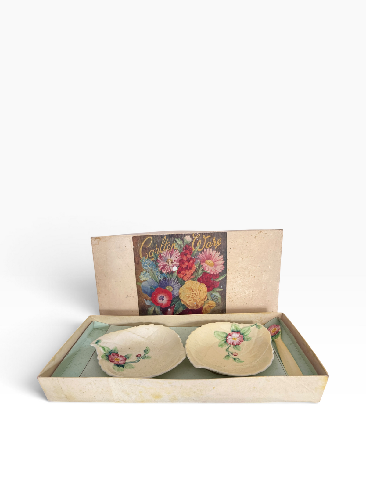 Carltonware. Two Dishes & Spoon