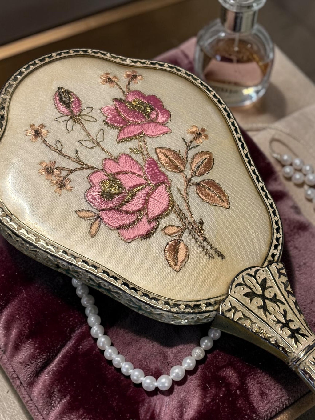 Needle Point Dressing Table Set  image 4