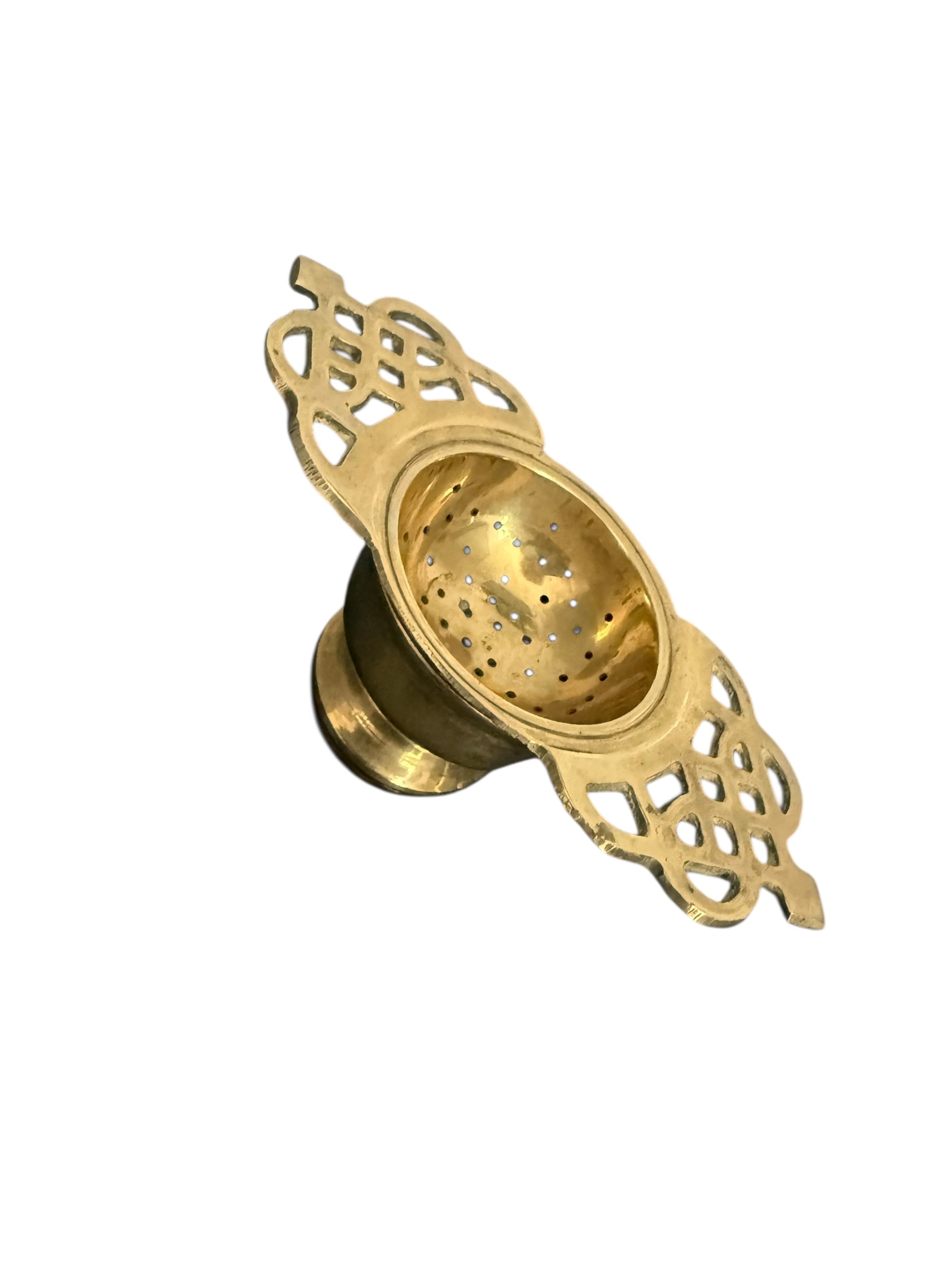 Vintage Tea Strainer & Pot image 2