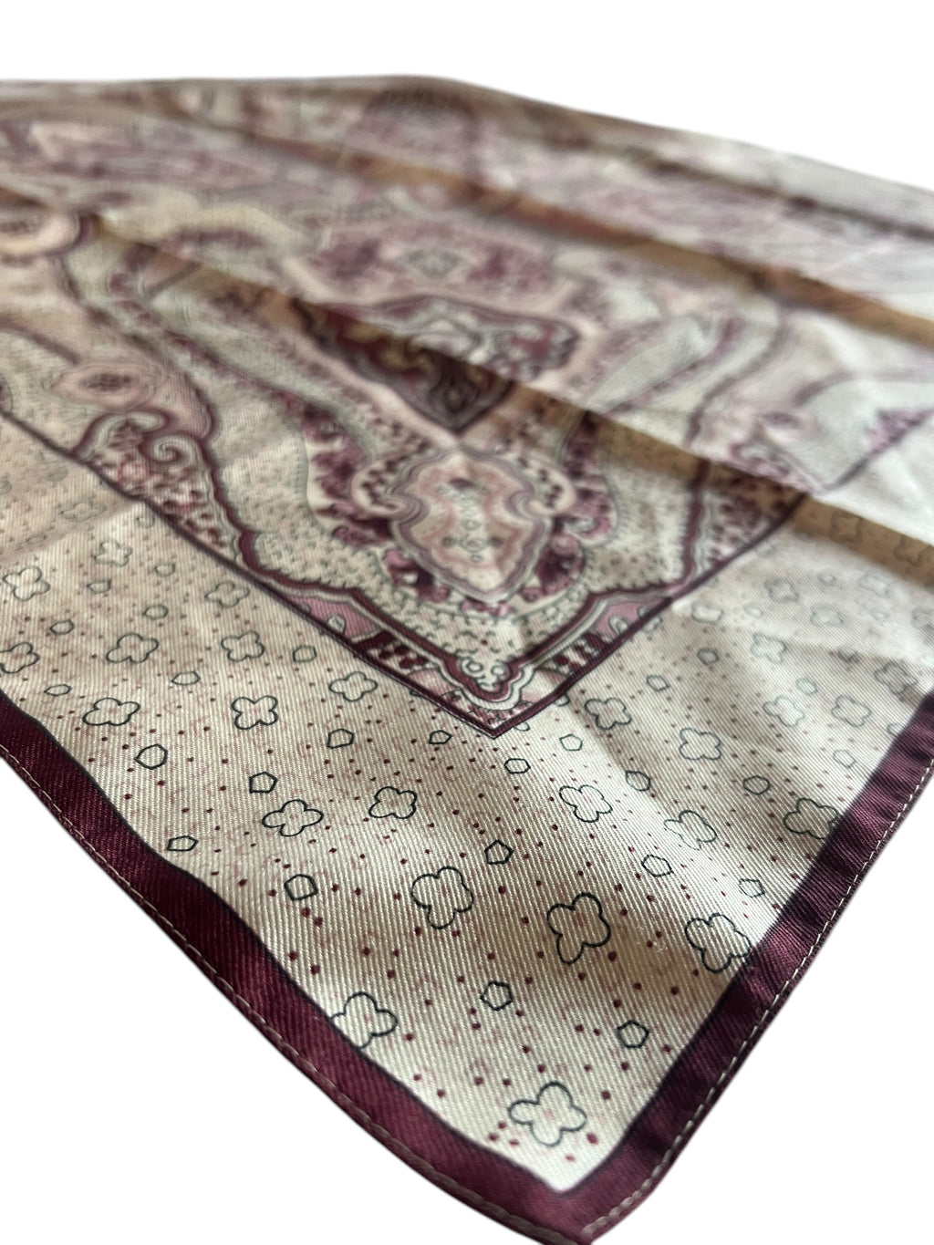 Vintage Scarf. Paisley Floral Design image 3