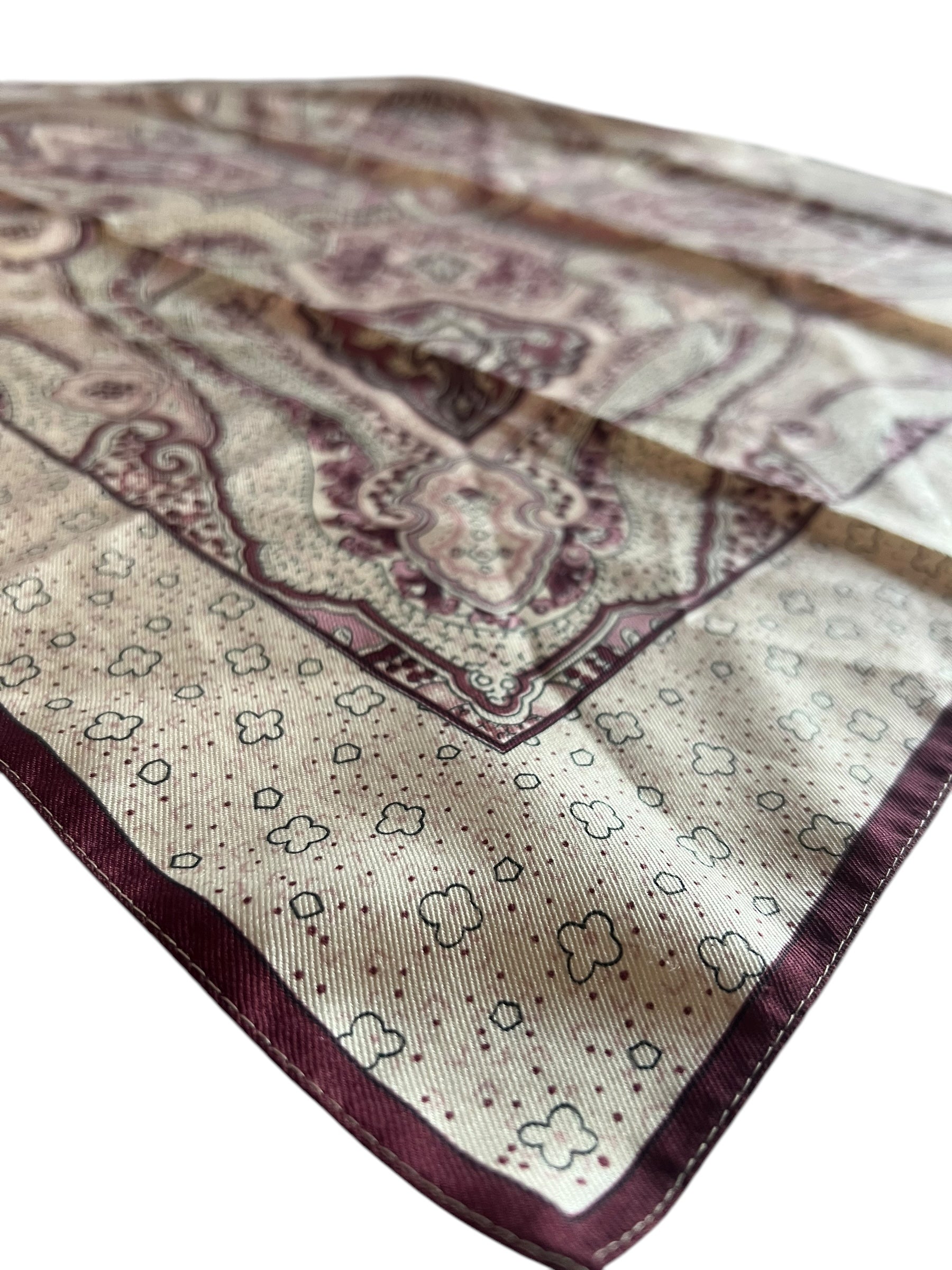 Vintage Scarf. Paisley Floral Design image 3