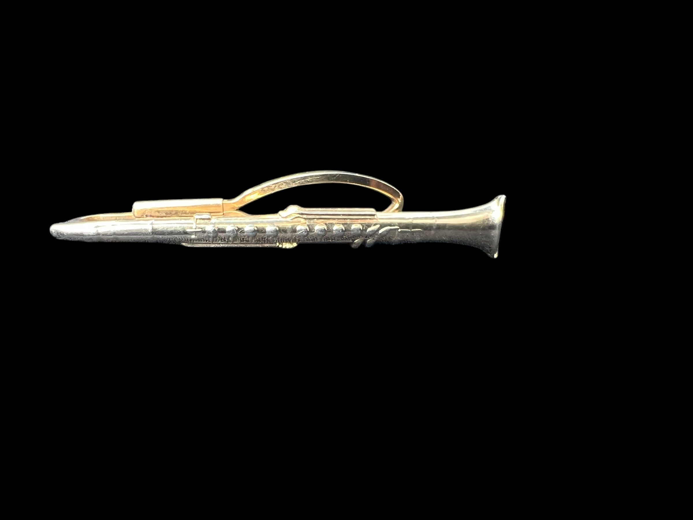 Vintage Tie Pin Clip - Clarinet image 7