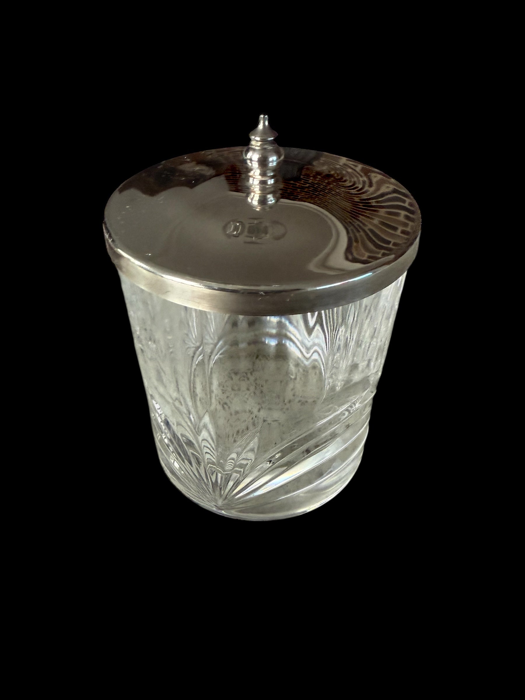 Vintage Glass Storage Pot image 5