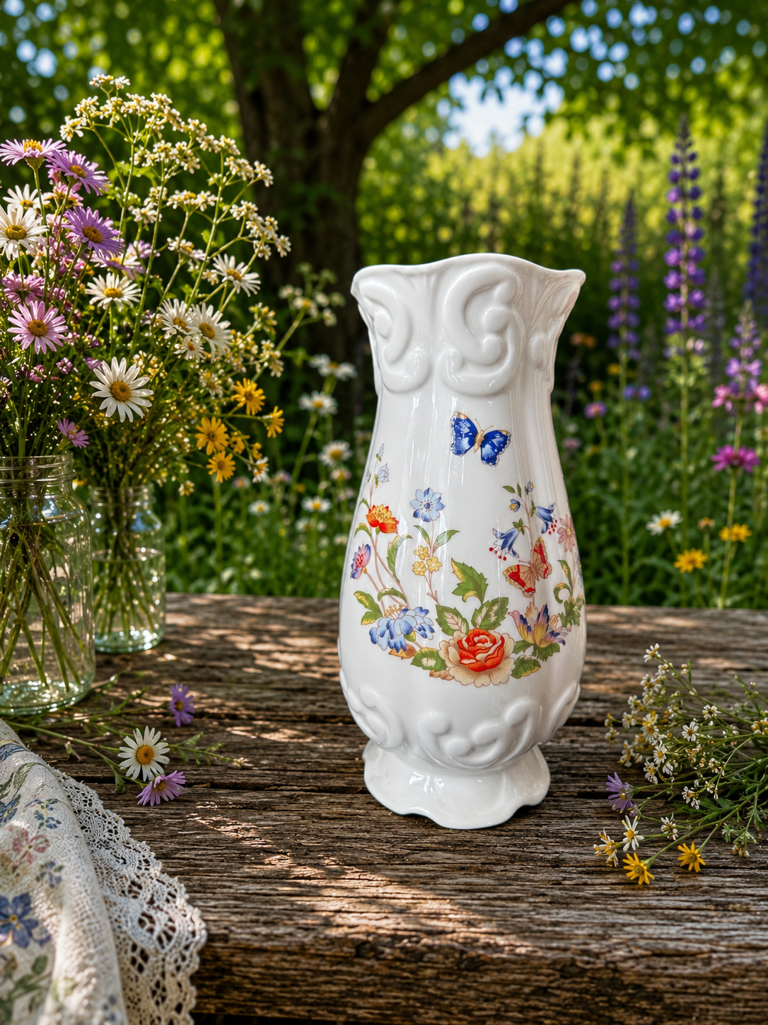 Aynsley “Cottage Garden” Large Vase