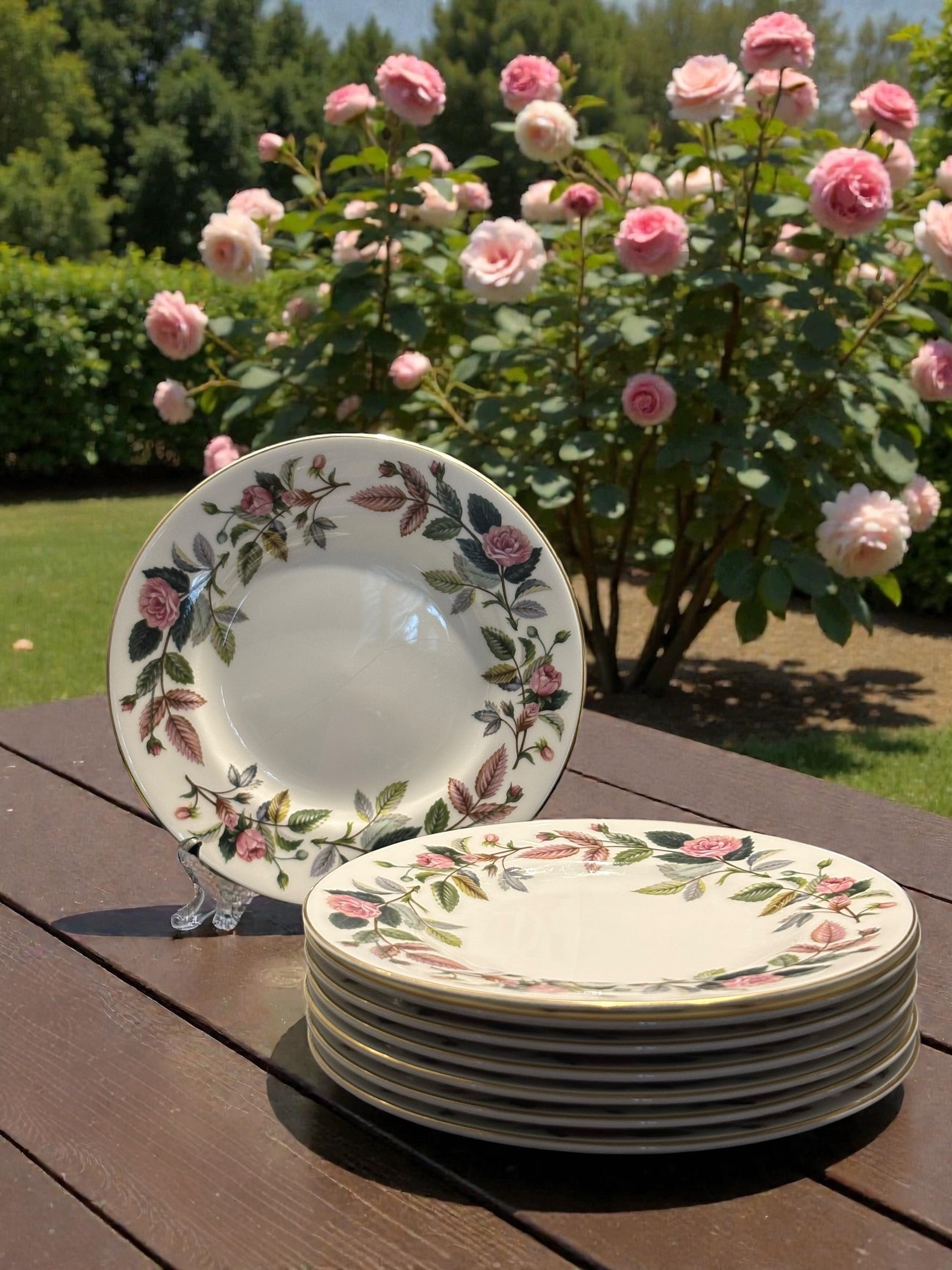 Wedgwood Bone China Hathaway Rose Quartet image 7