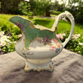Imperfect - Antique Rockingham. GREEN. Creamer Jug image 0