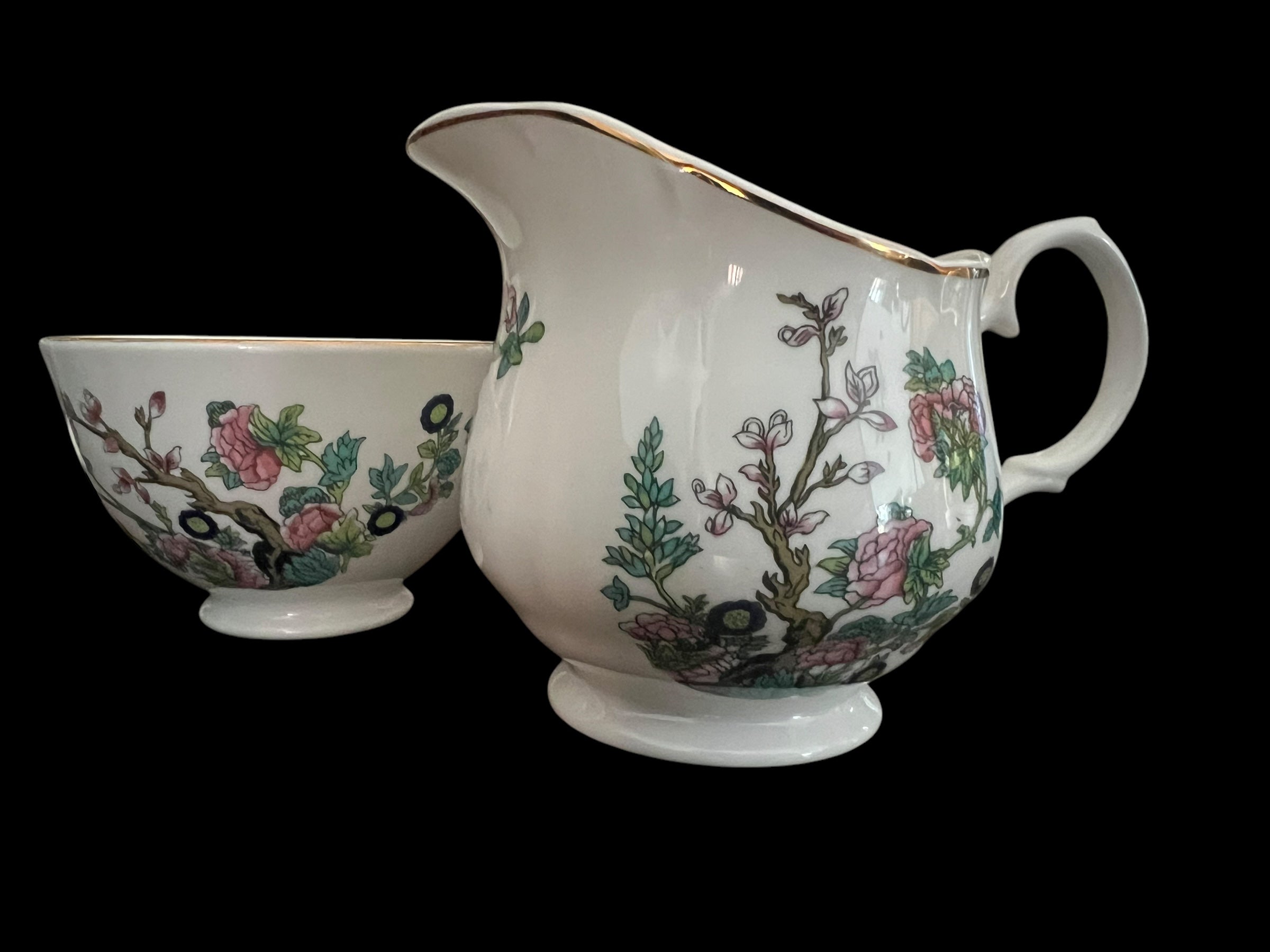 Duchess Indian Tree. Bone China Milk Jug & Sugar Bowl image 4