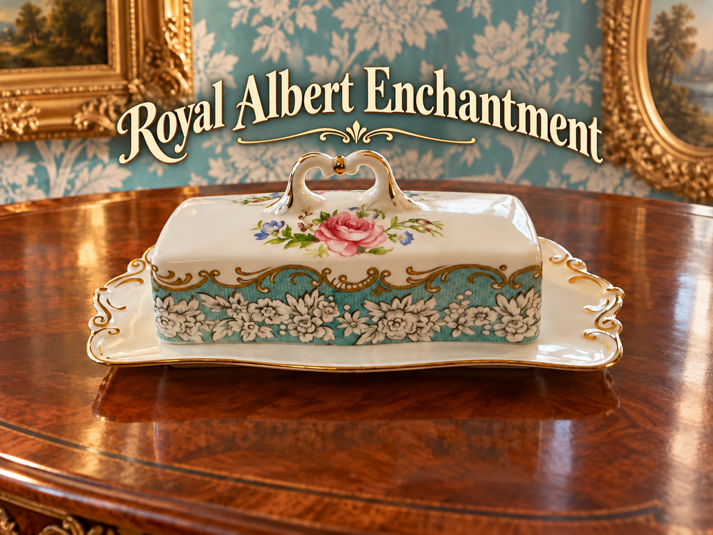 Royal Albert Enchantment Butter Dish