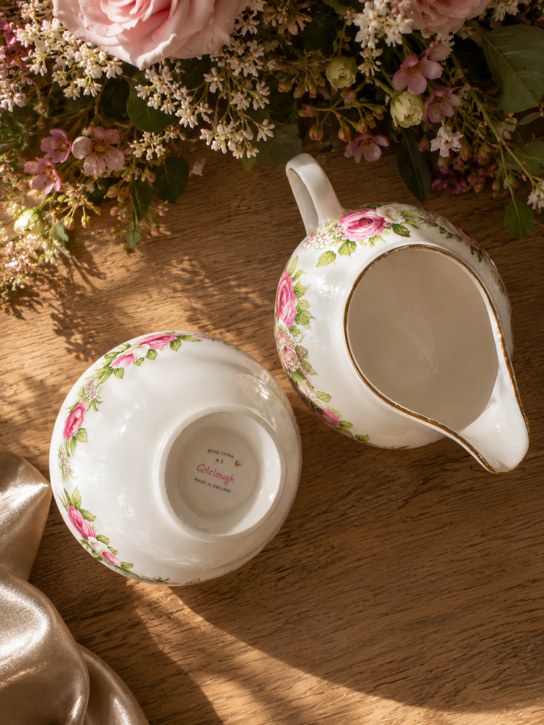 Colcough “Enchantment” Small Milk Jug & Sugar Bowl