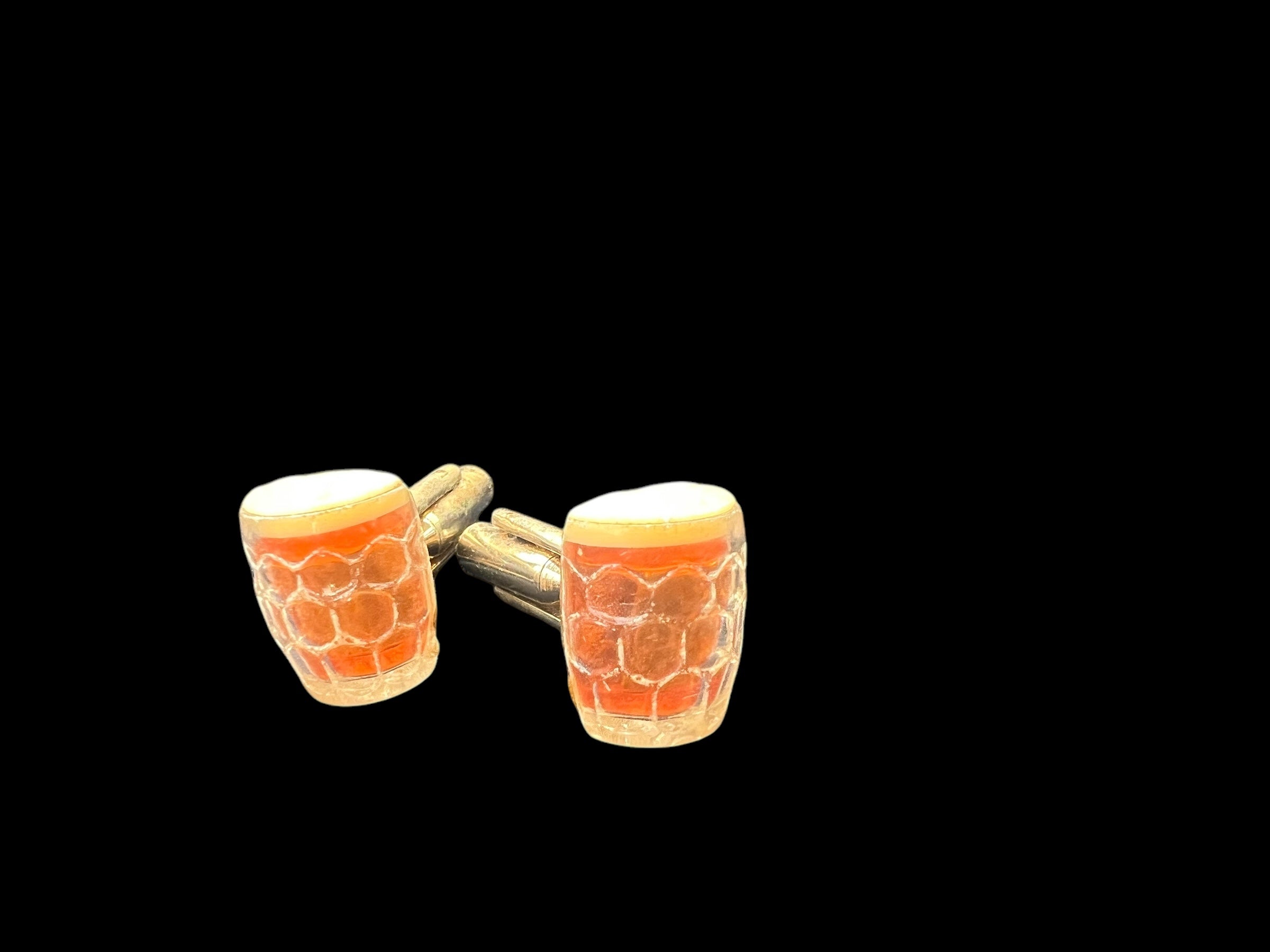 Vintage Cufflinks - Beer Pints image 1