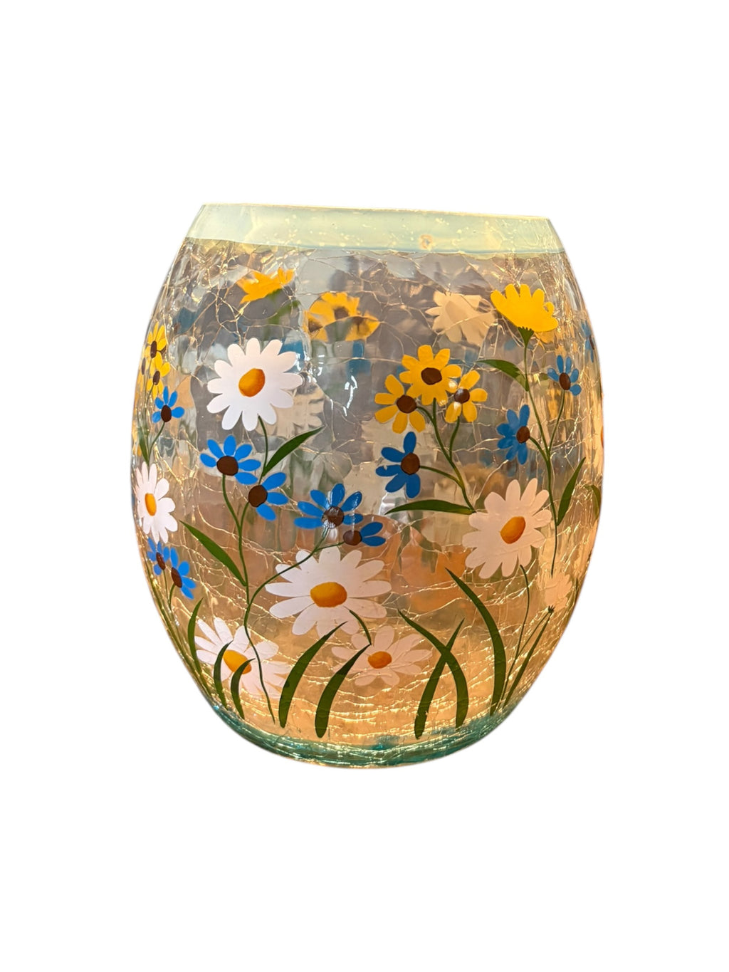 Cracked Glass Effect Vase  image 0