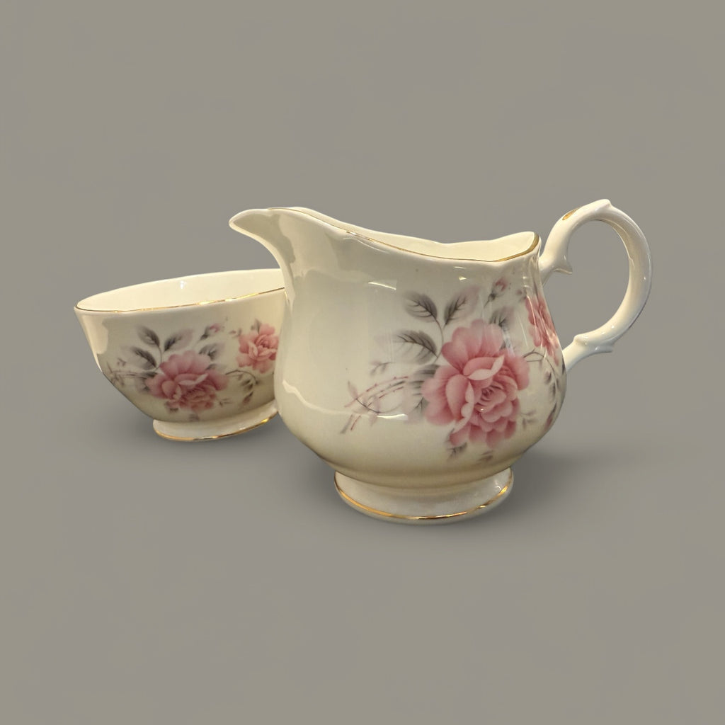 Duchess China. Milk Jug & Sugar Bowl image 0